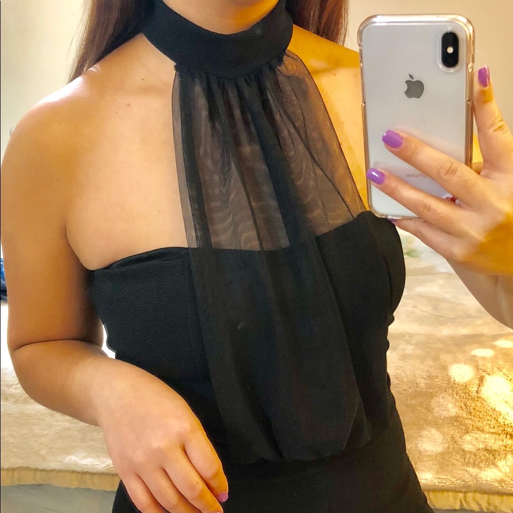 Women clubwear Black jumpsuit